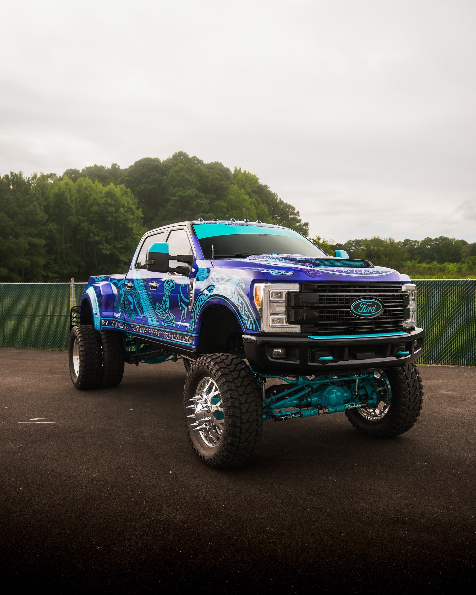 Coastal Wraps custom printed F-350 wrap